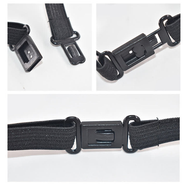 Set di 4 papillon in legno nero vintage da uomo