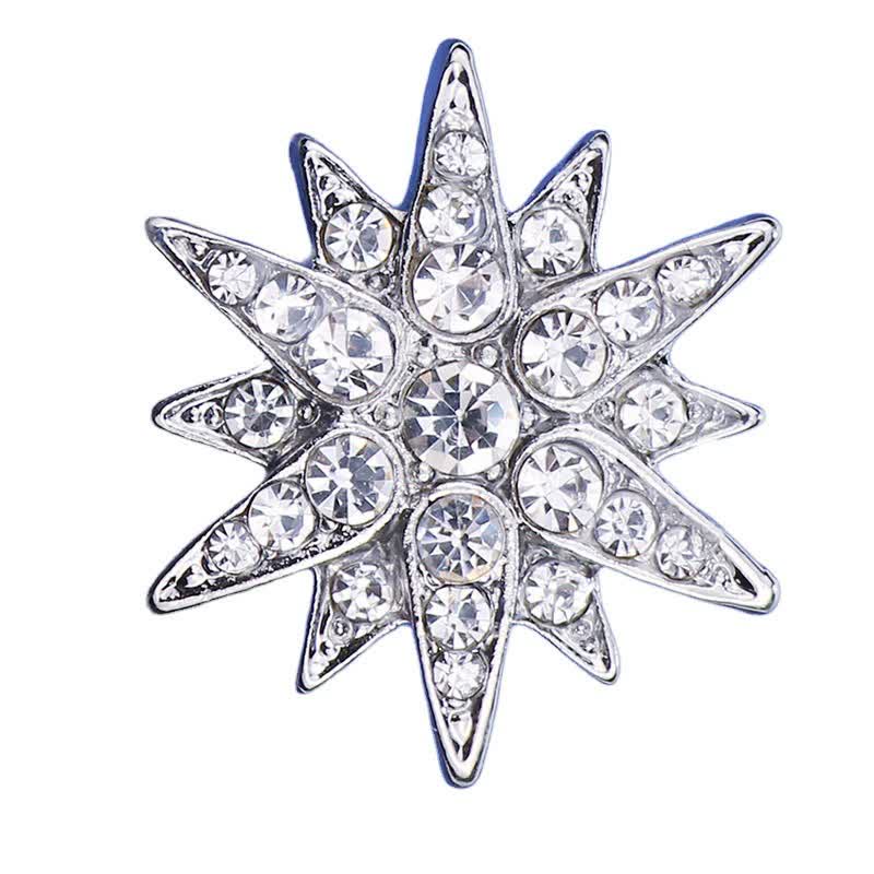 Spilla a forma di stella esagrammata da uomo