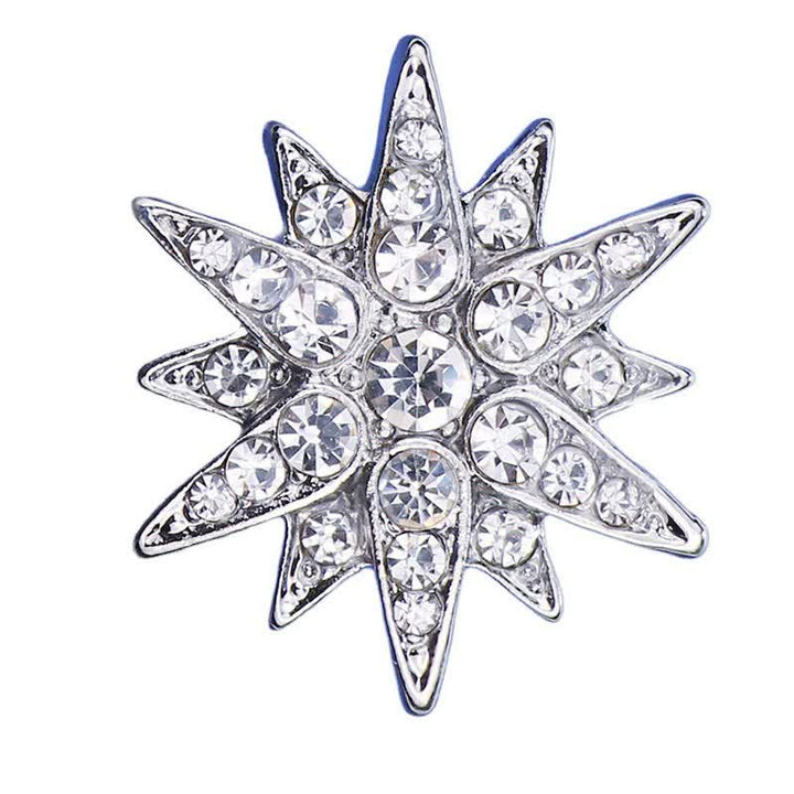 Spilla a forma di stella esagrammata da uomo