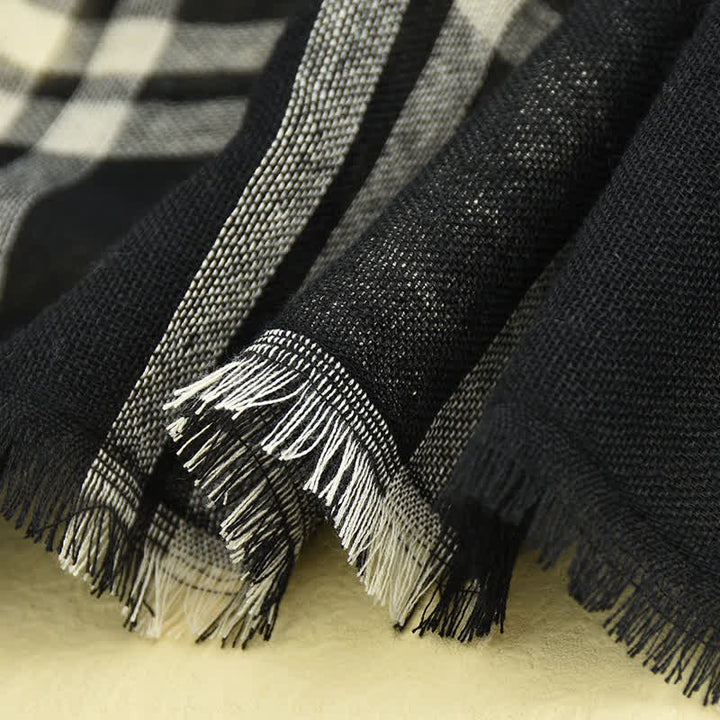 Sciarpa scozzese casual in stile britannico da uomo