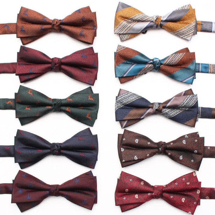 Papillon geometrico da ufficio per uomo
