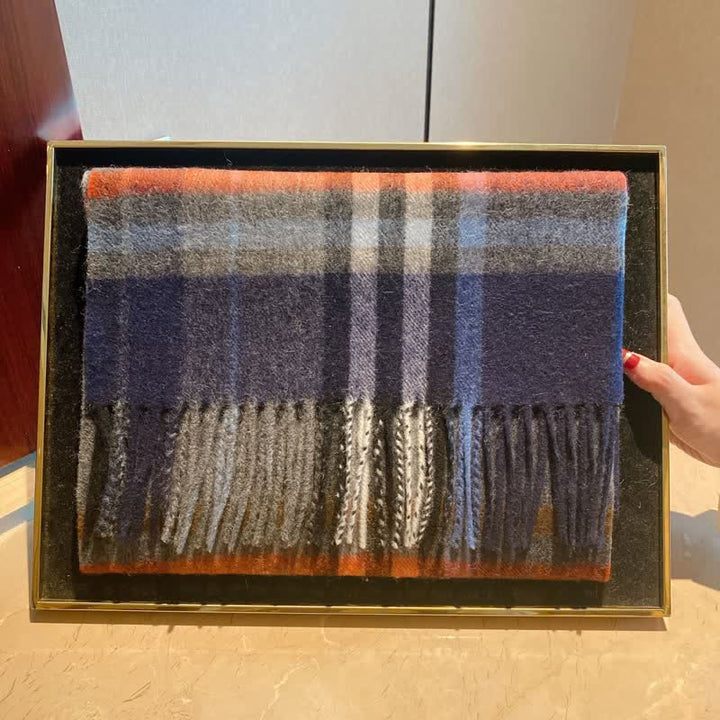 Sciarpa scozzese calda e grande in cashmere unisex di Edimburgo