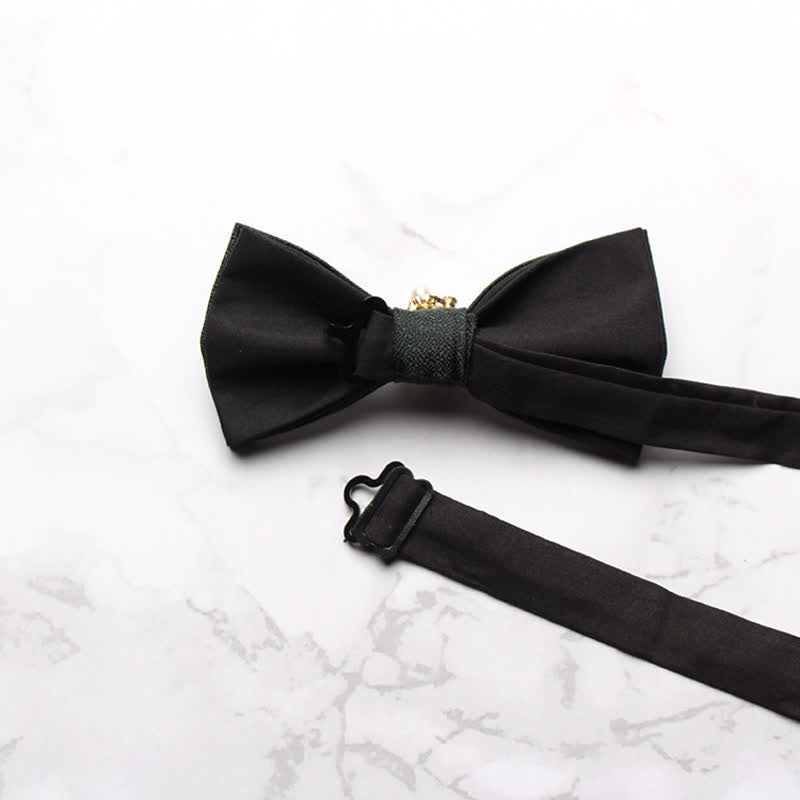 Papillon da smoking formale da uomo con perle