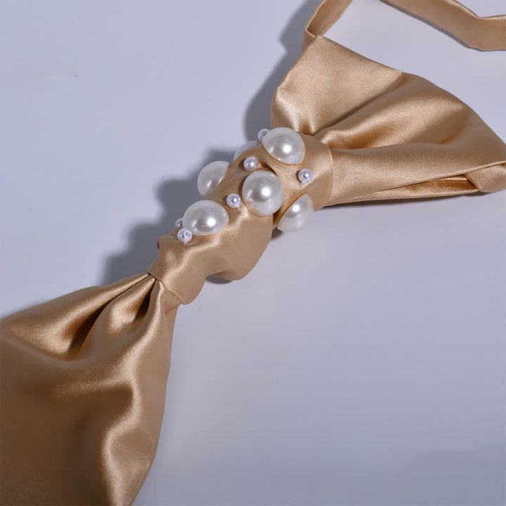 Cravatta da sposa con perle stile vintage da uomo - image 16