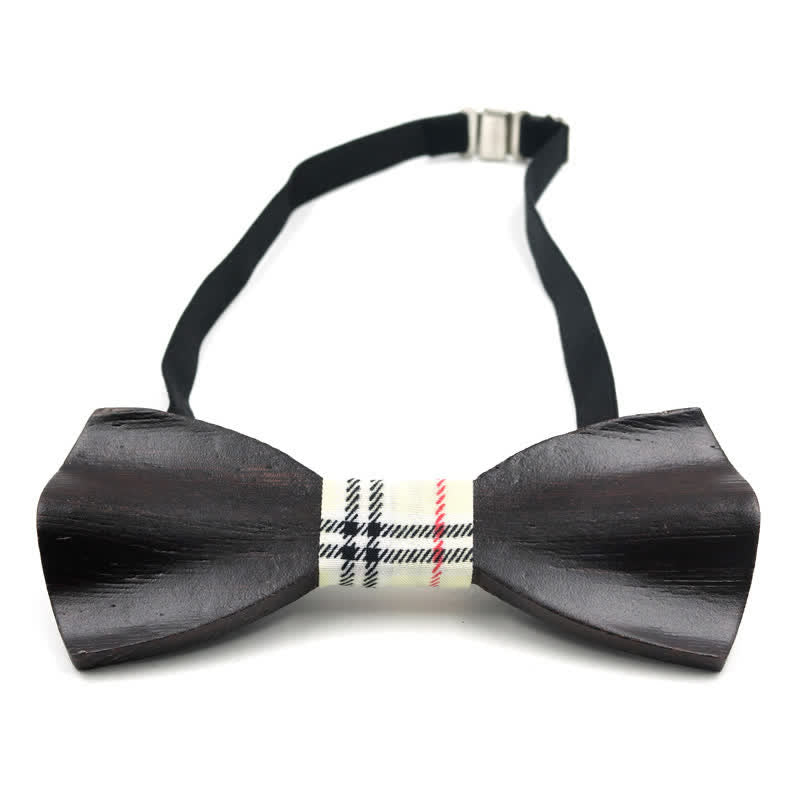 Papillon in legno curvo 3D di classe da uomo