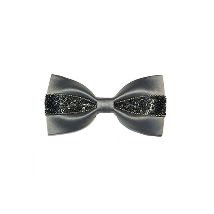 Papillon in metallo di lusso da uomo - Grigio - image 1