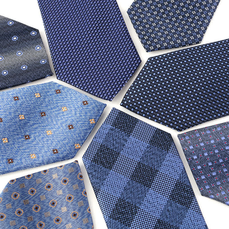 Cravatta da uomo della serie Chic Denim Blue
