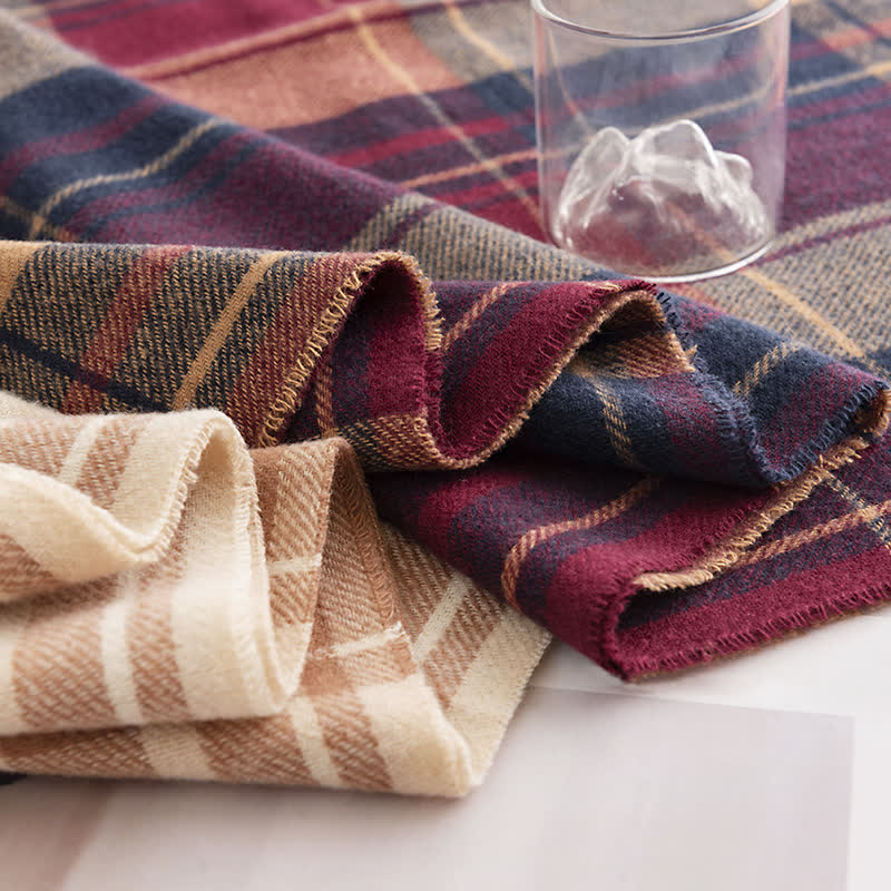 Sciarpa scozzese calda invernale classica da donna
