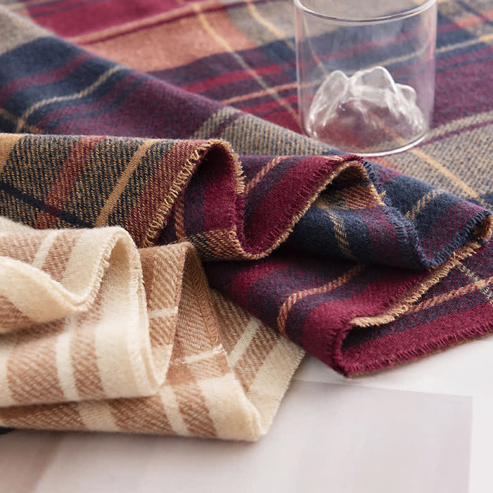 Sciarpa scozzese calda invernale classica da donna