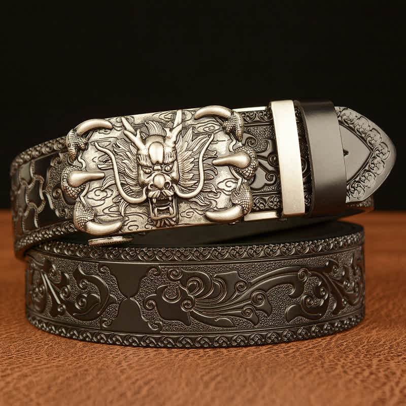Cintura in pelle Mighty Dragon Claw da uomo