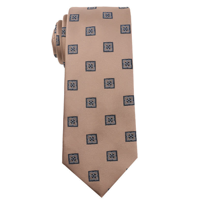 Cravatta da uomo British Khaki Champagne Series