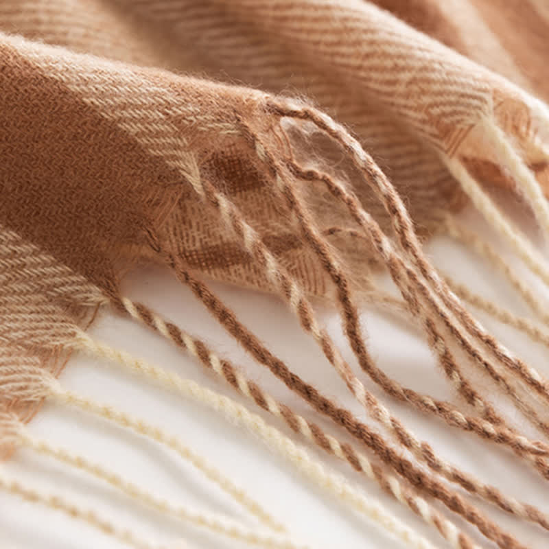 Sciarpa scozzese calda invernale classica da donna