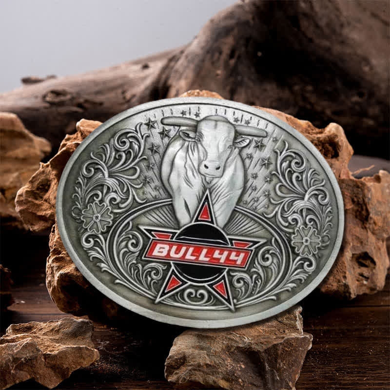 Cintura in pelle con fibbia porta birra creativa fai da te Raging Bull da uomo