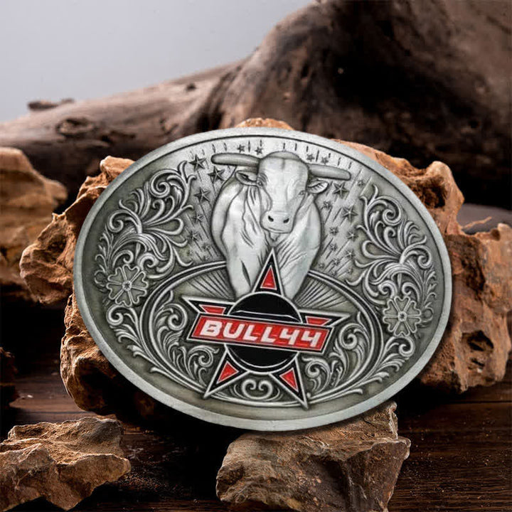Cintura in pelle con fibbia porta birra creativa fai da te Raging Bull da uomo