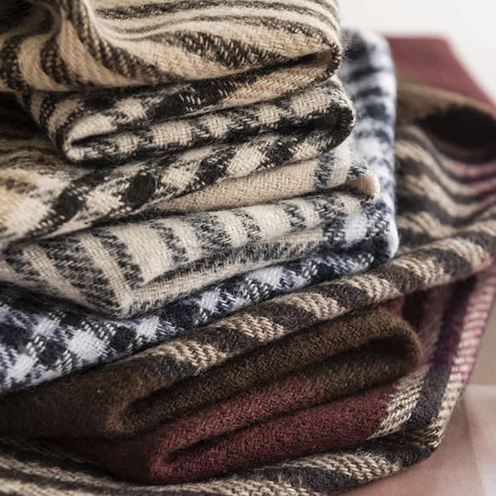 Sciarpa scozzese vintage da donna