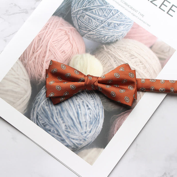 Papillon da ballo con stampa floreale multi-stile da uomo