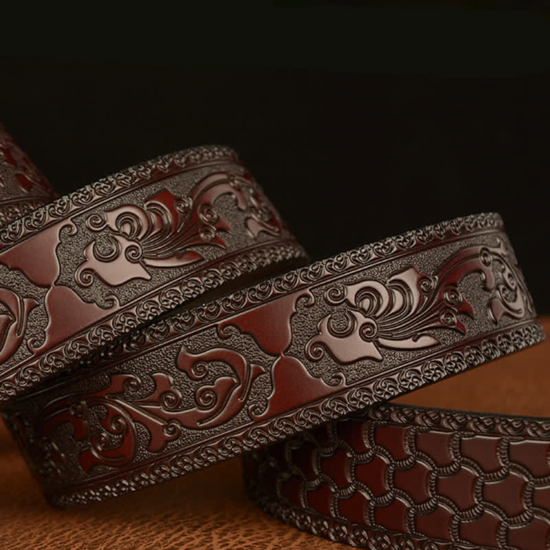 Cintura in pelle Mighty Dragon Claw da uomo