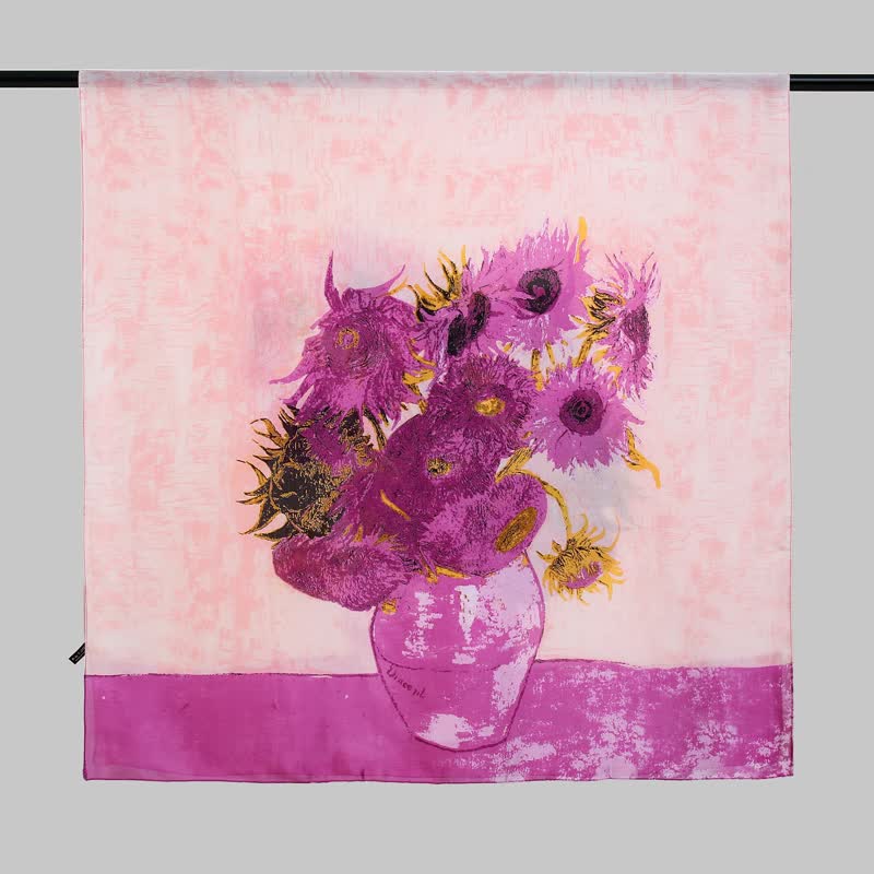 Sciarpa sottile Van Gogh Girasoli da donna