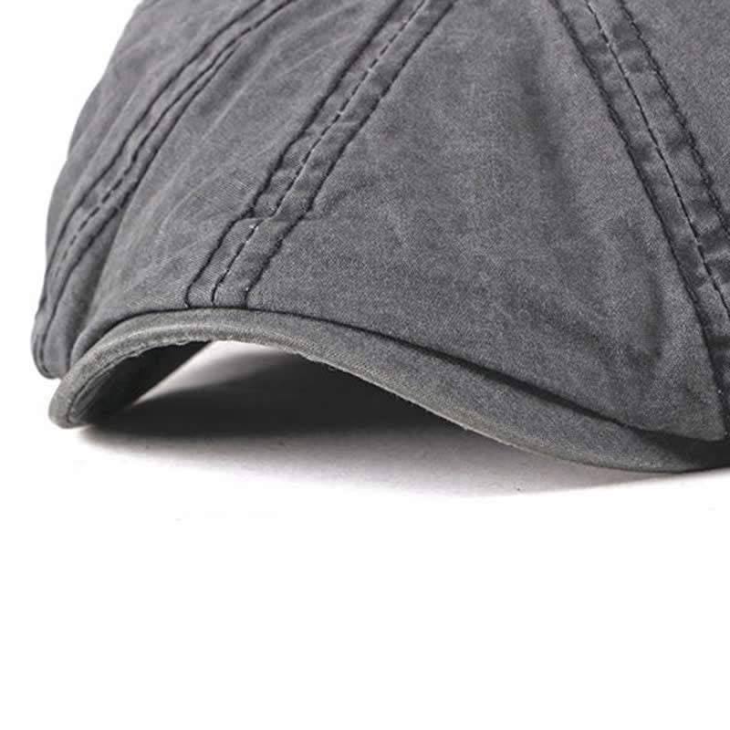 Berretto casual in cotone invecchiato lavato - image 4