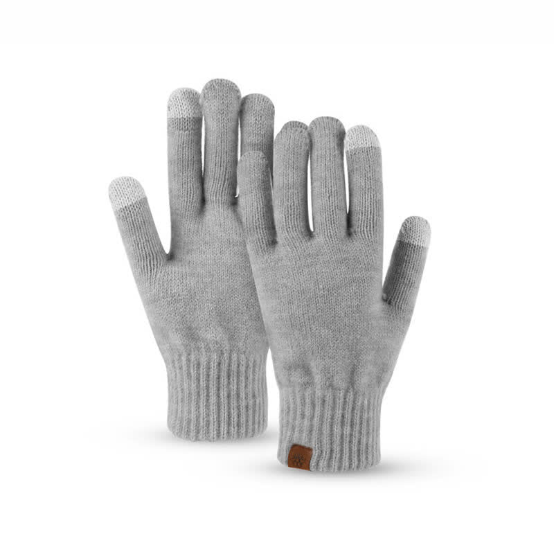 Set di 3 pezzi unisex di caldo cappello sciarpa guanti