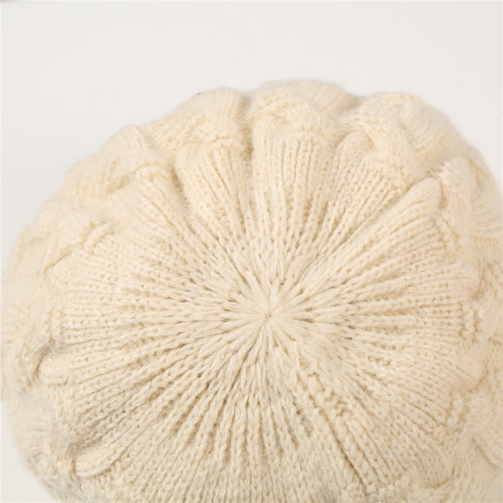 Cappello con visiera e fodera soffice e soffice da donna