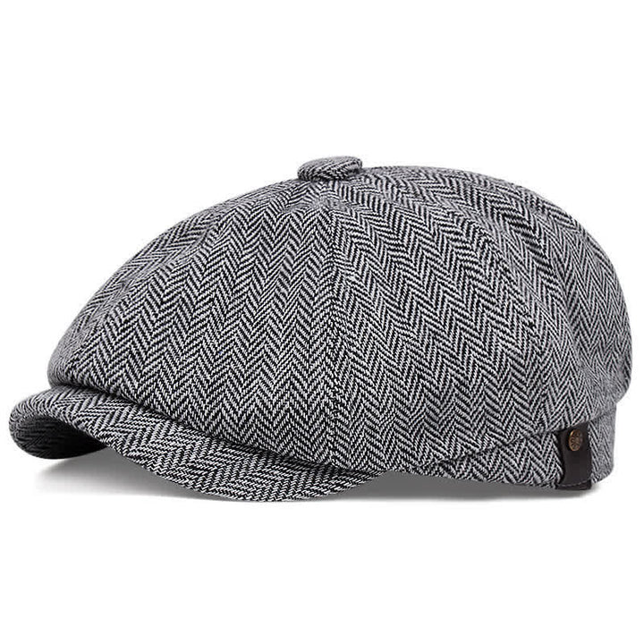Berretto ottagonale in tweed Artista