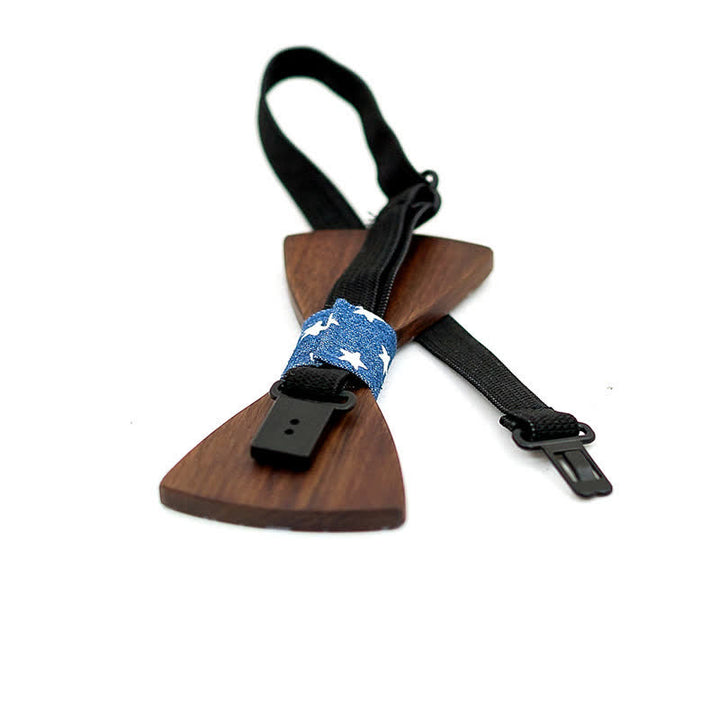 Papillon in legno con stampa floreale Kid Glorious - image 2