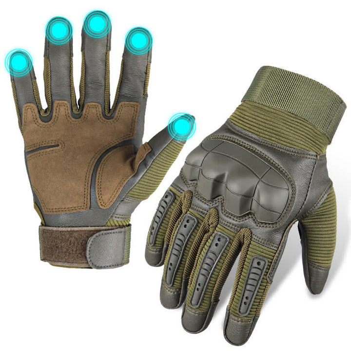 Guanti tattici touch screen per lavori operativi - Verde militare - Grande - image 9
