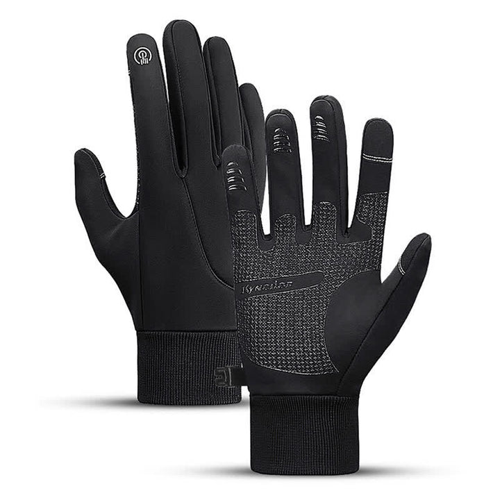 Guanti tattici elastici con touch screen per equitazione invernale - Nero - Grande - image 0