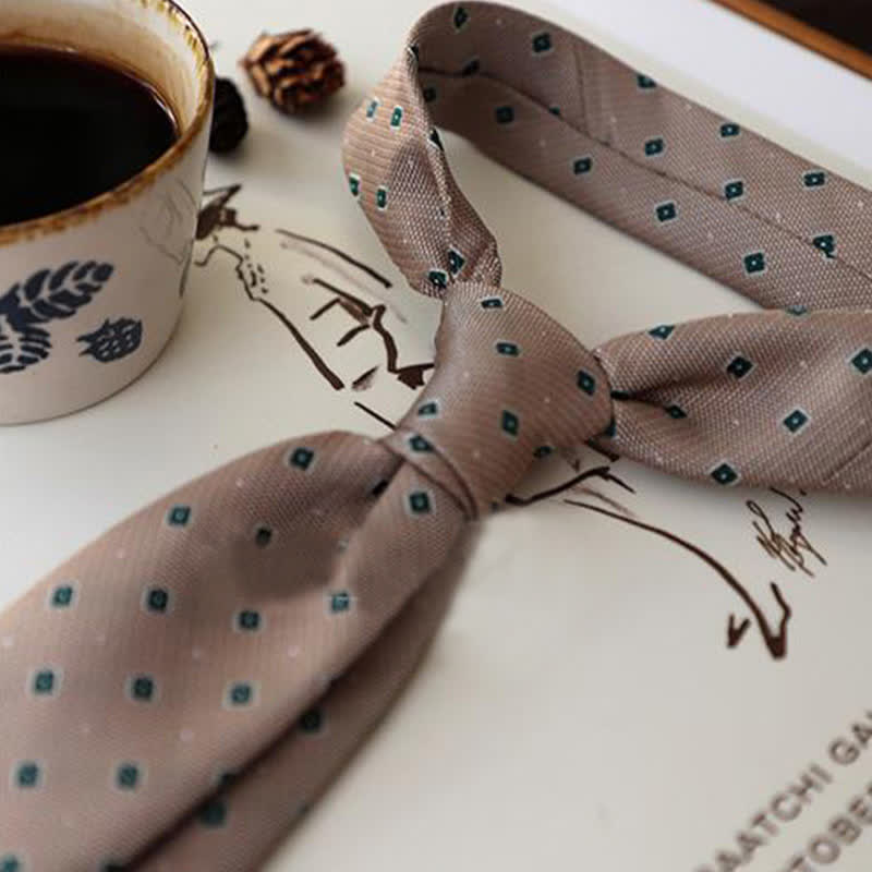 Cravatta classica elegante floreale da uomo