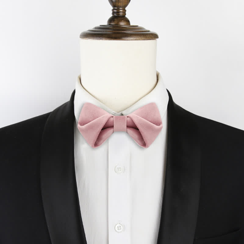 Papillon in velluto intrecciato elegante da uomo - image 4