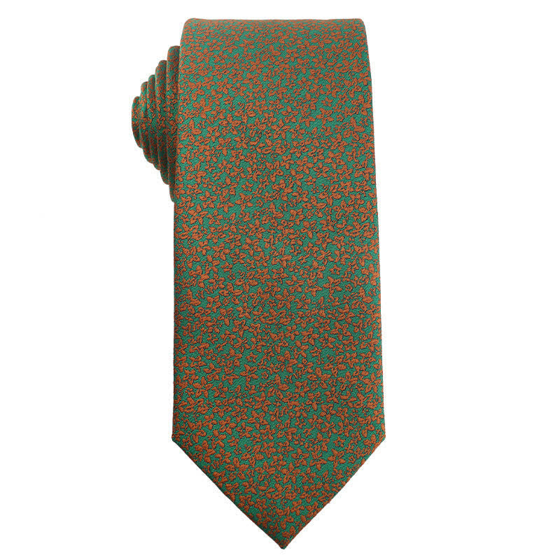 Cravatta da uomo serie verde e giallo fresco