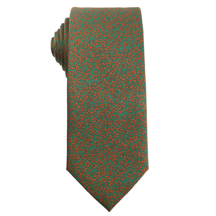 Cravatta da uomo serie verde e giallo fresco