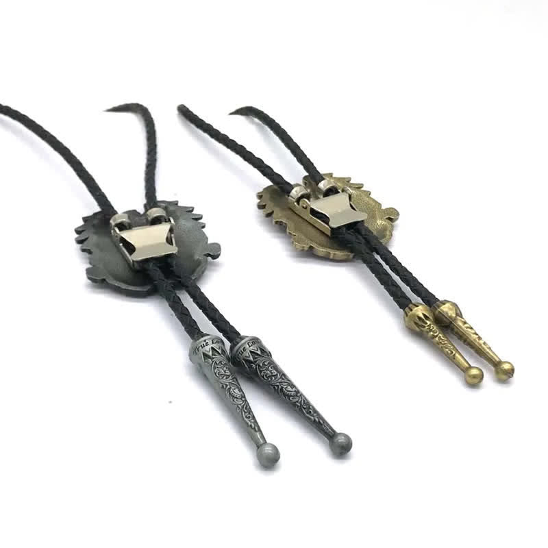 Cravatta Bolo con Corona Doppia Aquila Regina Accessori