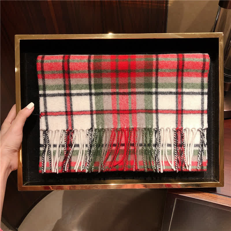 Sciarpa scozzese calda e grande in cashmere unisex di Edimburgo