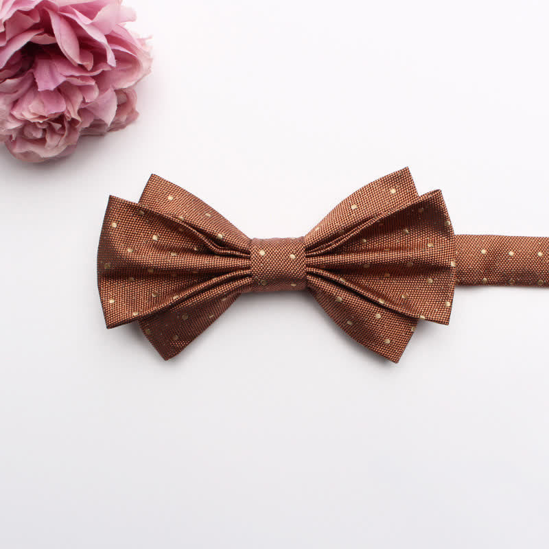 Papillon da uomo con motivo jacquard a fantasia