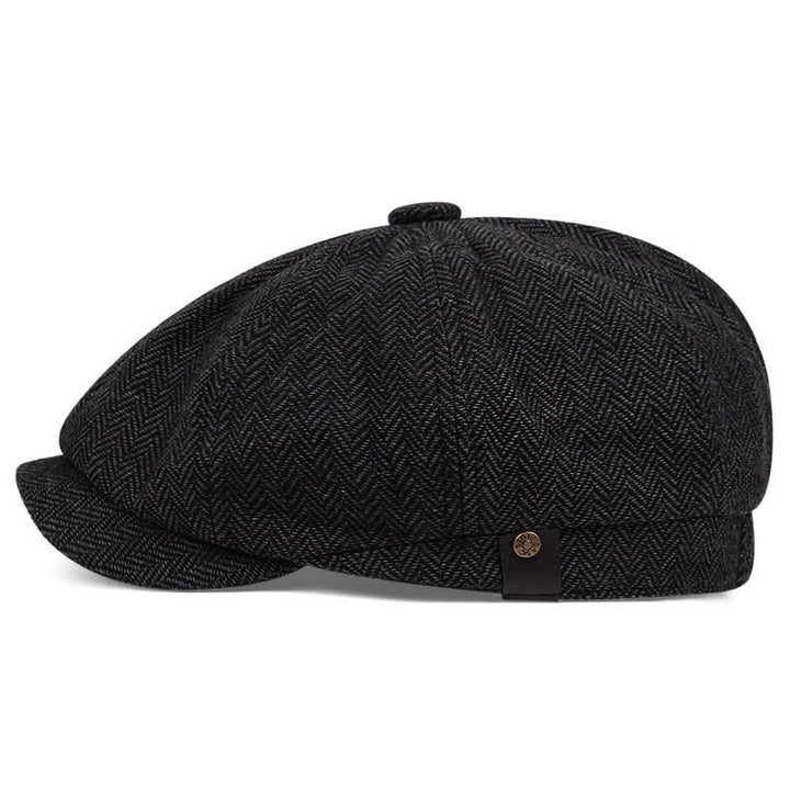 Berretto ottagonale in tweed Artista