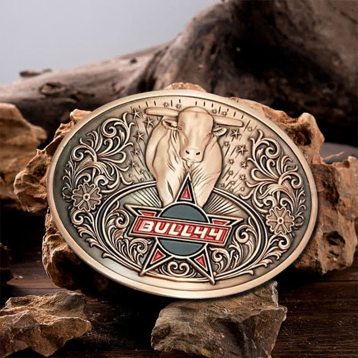 Cintura in pelle con fibbia porta birra creativa fai da te Raging Bull da uomo