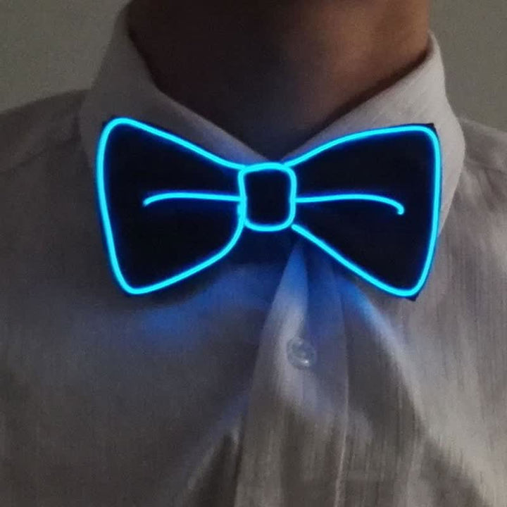 Papillon luminoso a LED da uomo - Blu - image 20