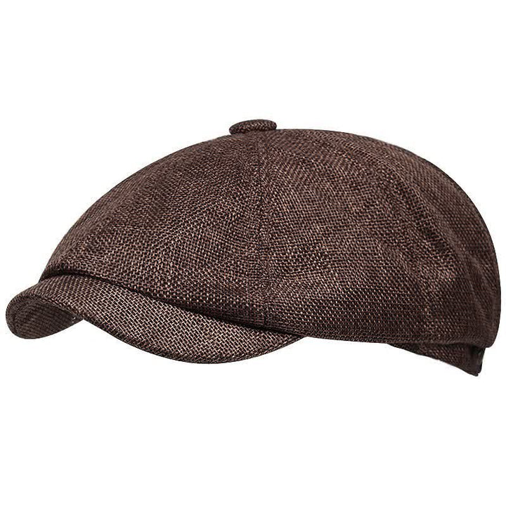 Berretto ottagonale da giornalaio piatto per il tempo libero - Caffè - Misura M (22"-22 7/8") - image 4