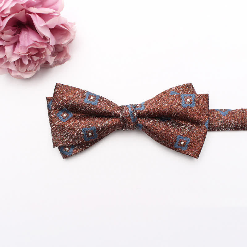 Papillon geometrico da ufficio per uomo
