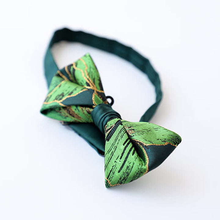 Papillon Koi color oro della serie verde da uomo