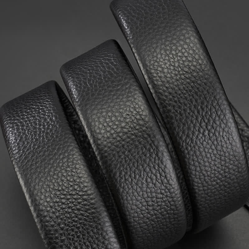 Cintura in pelle con fibbia automatica Fierce Cattle Bull da uomo