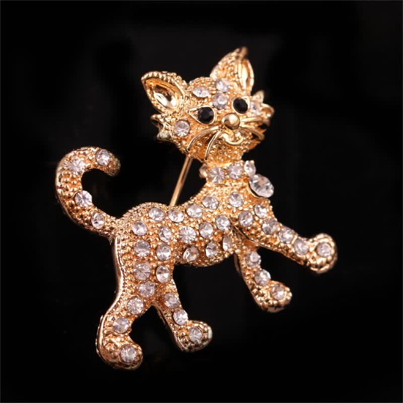 Spilla da donna a forma di gattino carino