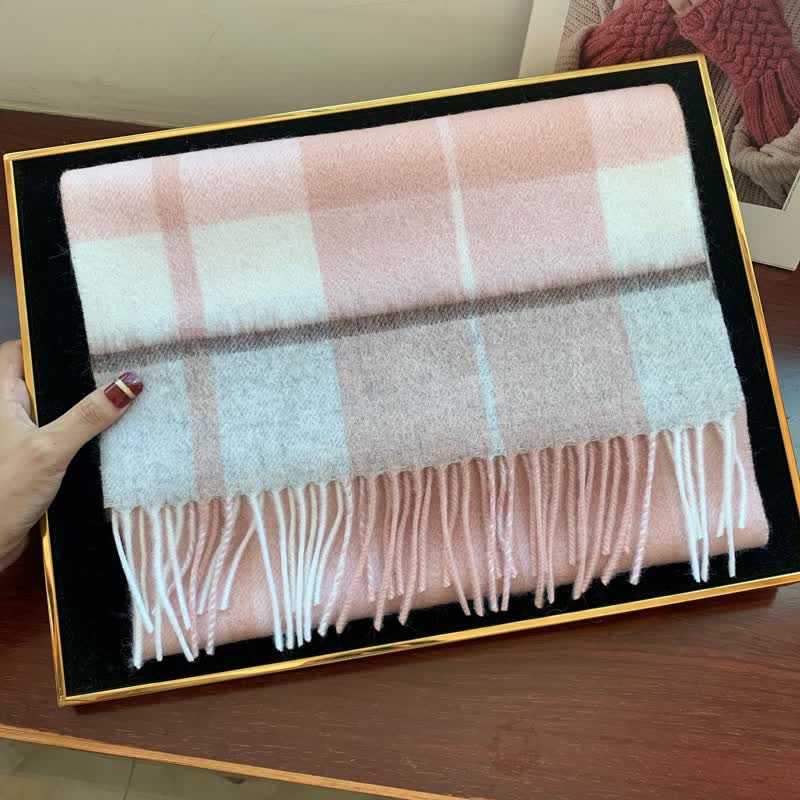 Sciarpa scozzese calda e grande in cashmere unisex di Edimburgo