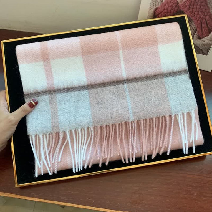 Sciarpa scozzese calda e grande in cashmere unisex di Edimburgo