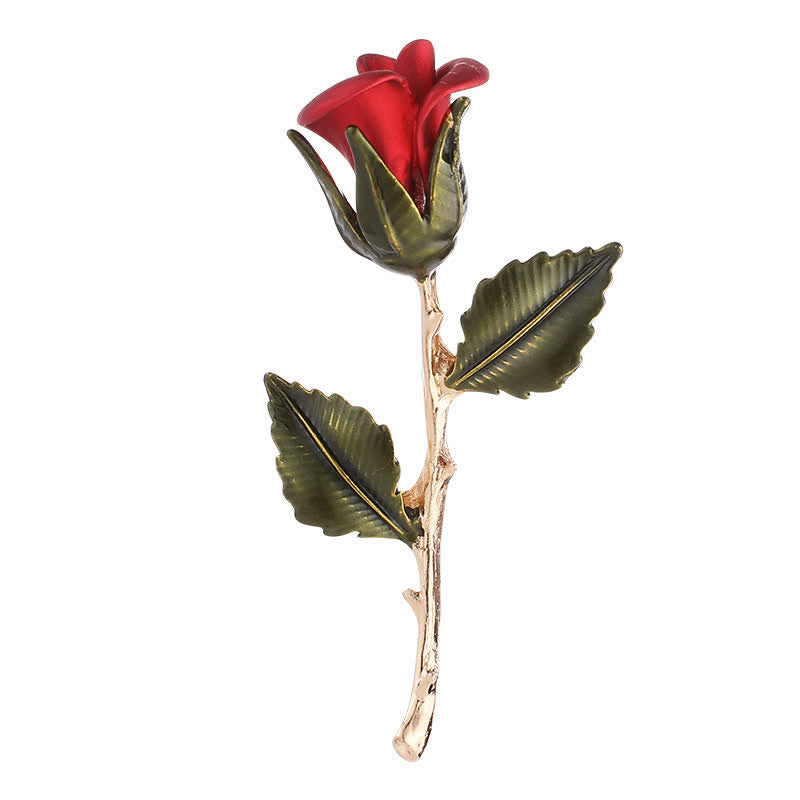 Spilla romantica da uomo in oro rosa