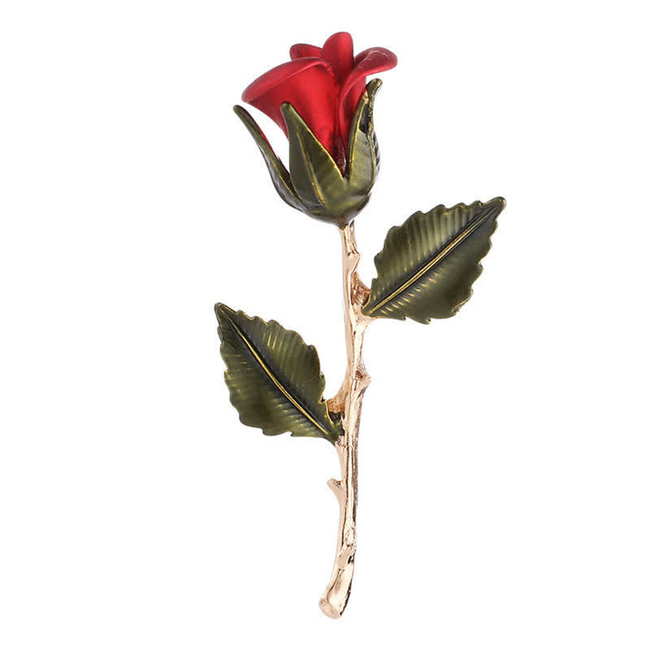 Spilla romantica da uomo in oro rosa