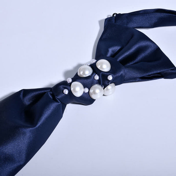 Cravatta da sposa con perle stile vintage da uomo - image 10