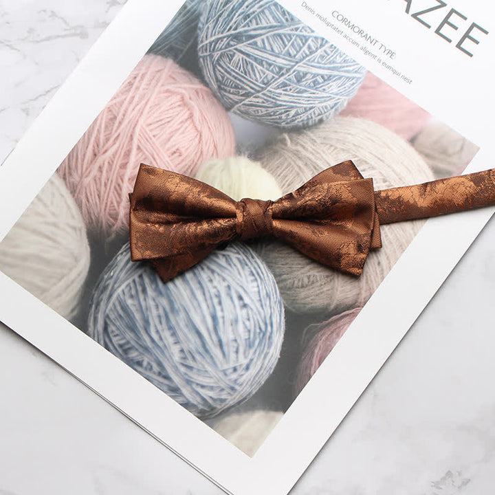 Papillon da ballo con stampa floreale multi-stile da uomo